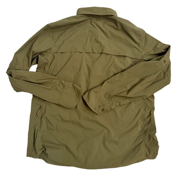REI Co-Op Women's Button Down Hiking Shirt Green Size L Breathable Pockets - Picture 6 of 6